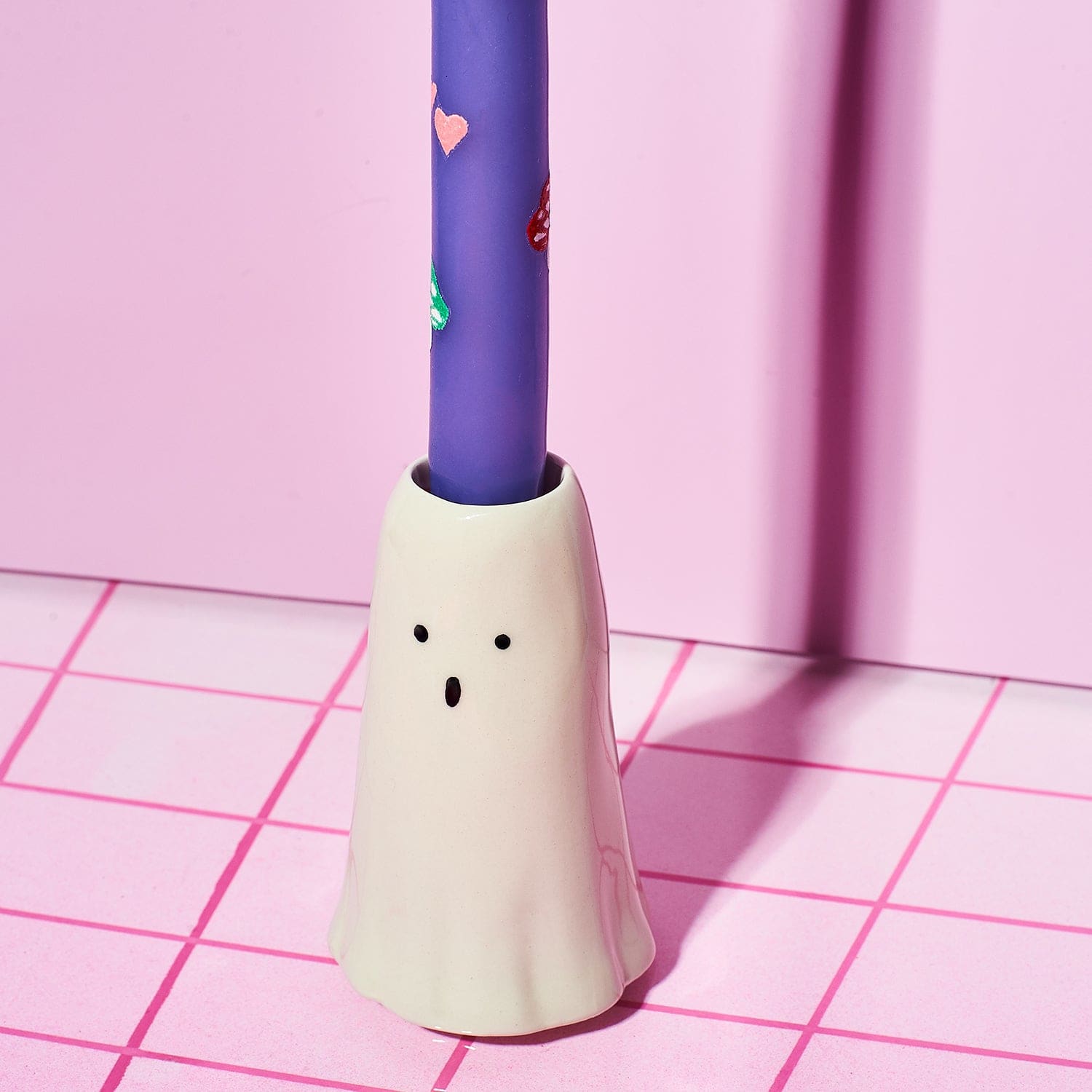 Phantom Ghost Candle Holder Short Lolz