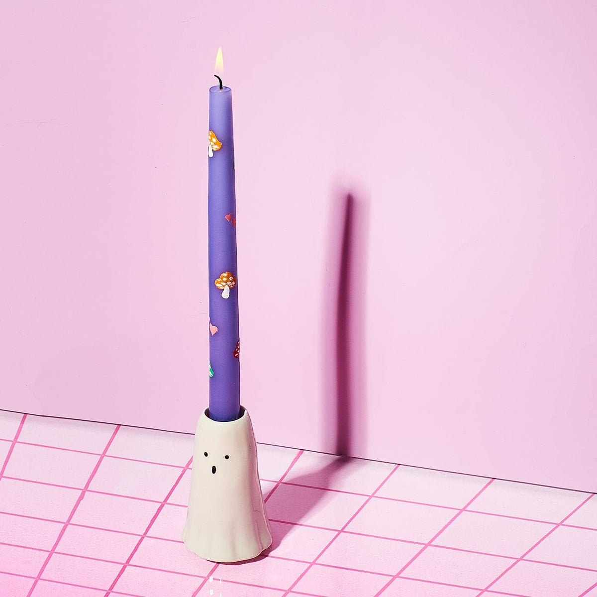 Phantom Ghost Candle Holder Short Lolz