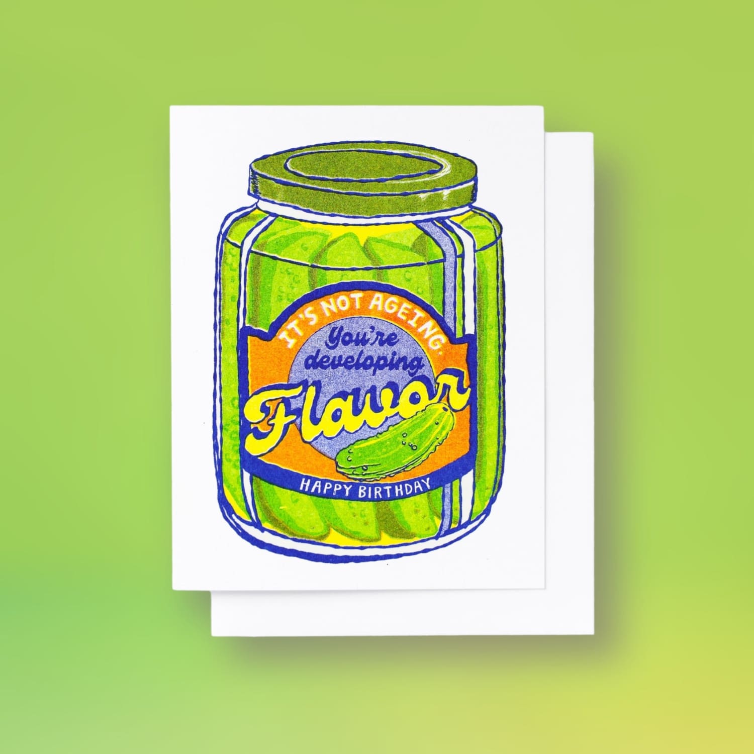 Pickle Happy Birthday Greeting Card A2 - Birthday Card