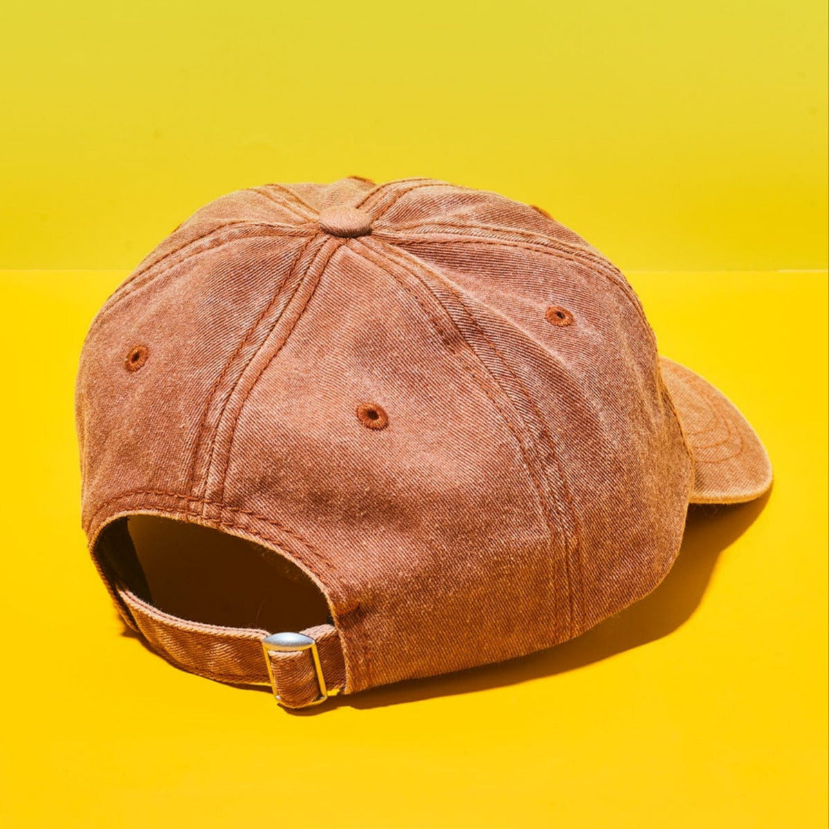 Embroidered Pigeon Hat - Washed Orange i <3 Nyc - Souvenir