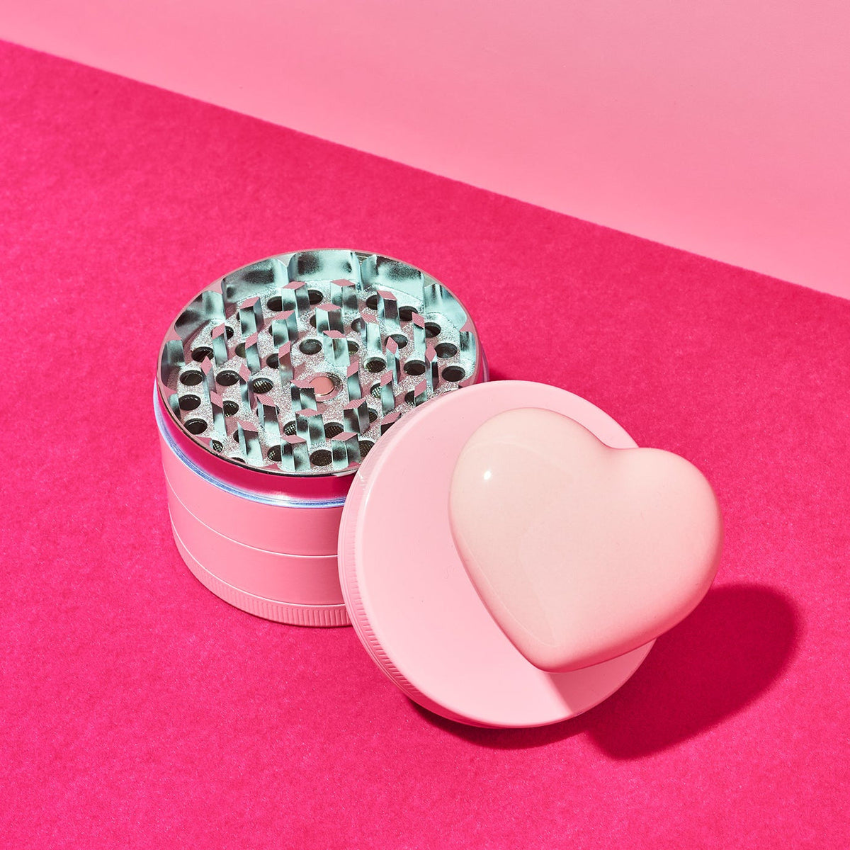 Pink Heart Grinder - Cute Herb | Friends Nyc Brooklyn Ny
