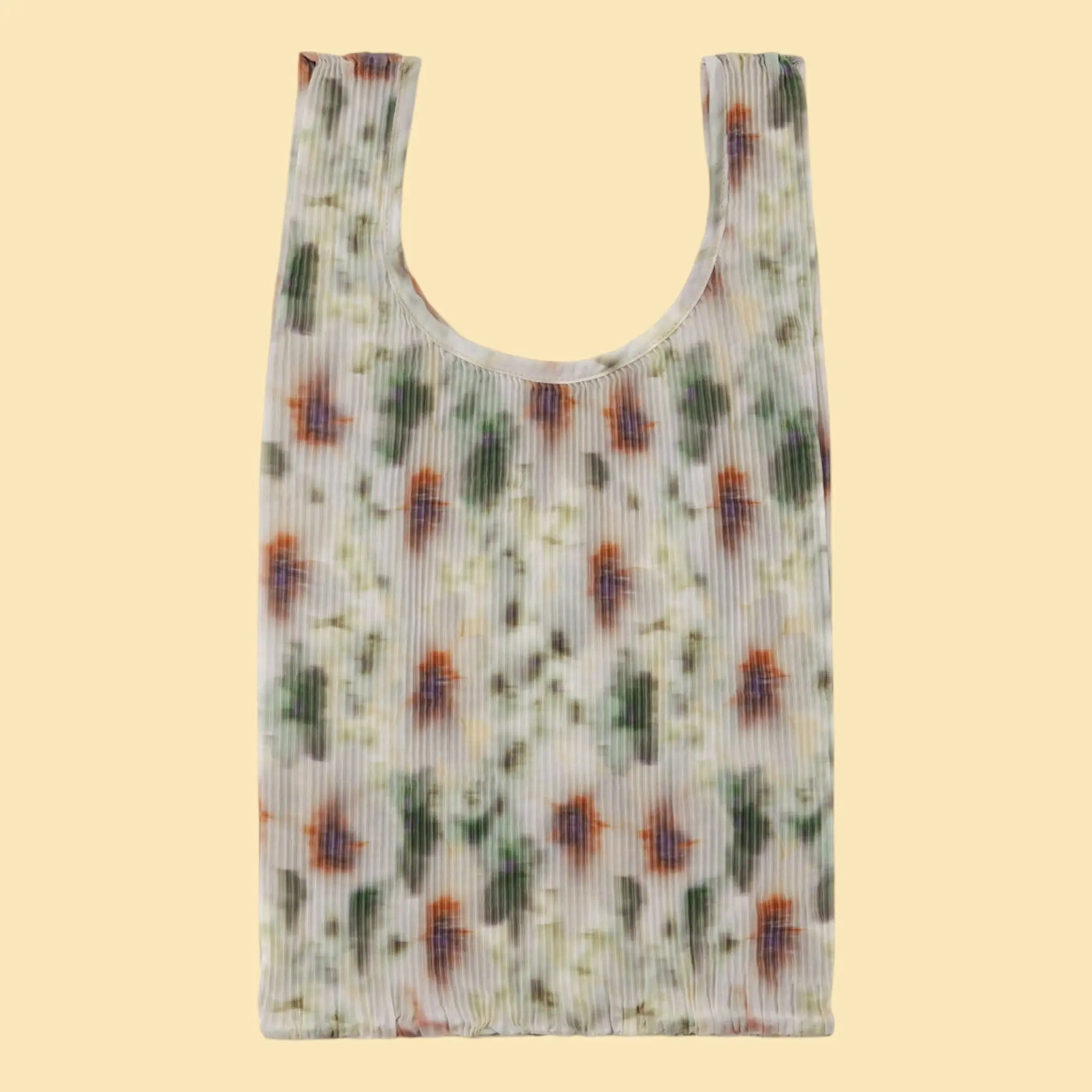 Pleated Baggu Tote Abstract Floral - Friends Nyc Brooklyn Ny