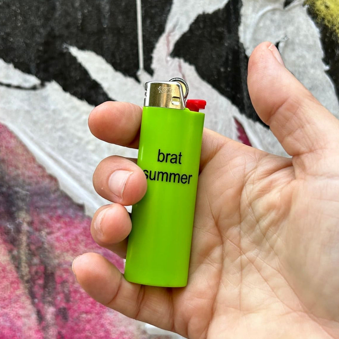 Pop Star Lighter - Brat Summer Bff Gifts - Charli Xcx