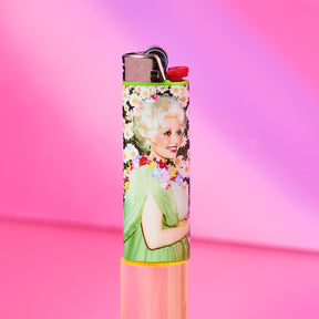 Pop Star Lighter - Dolly Parton Flowers Best Seller -