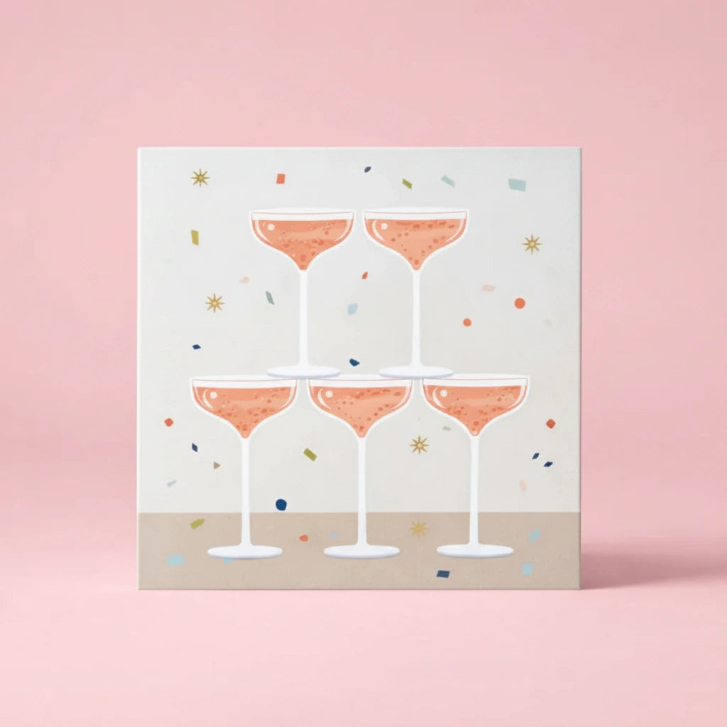 Pop Up Card Mini - Champagne Bottle | Friends Nyc Brooklyn
