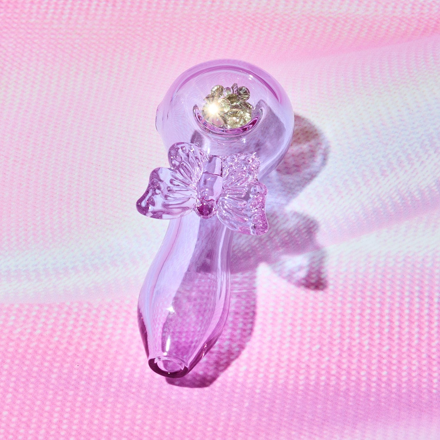 Butterfly Pipe Purple Butter Fake Food Novelty Hand Pipe