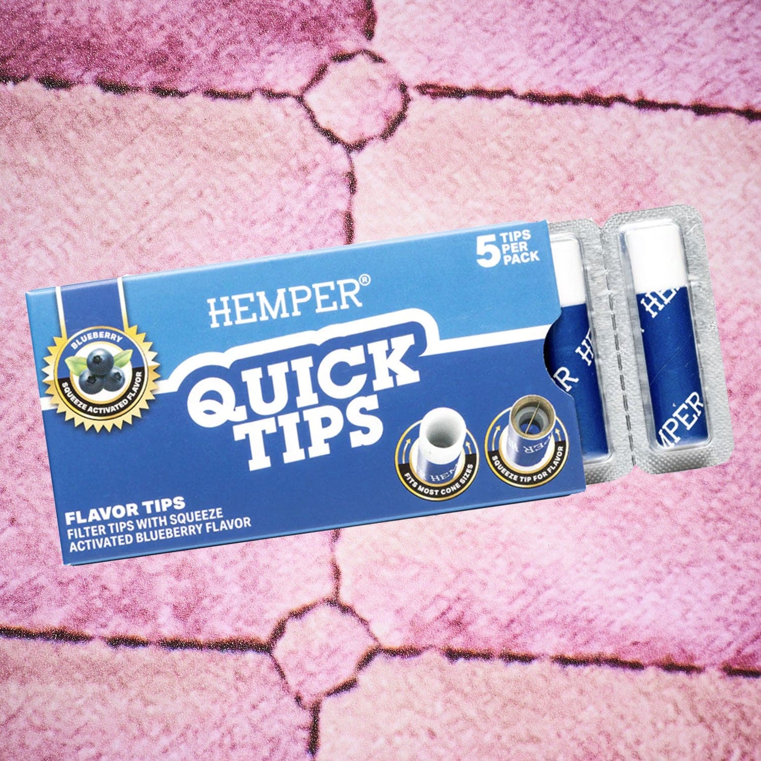 Quick Filter Tips 5 Pack - Blueberry Boyfriend Gifts Joint