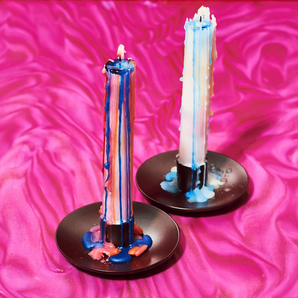 Rainbow Drip Candles best Seller - Bff - Bffpair - Candle -