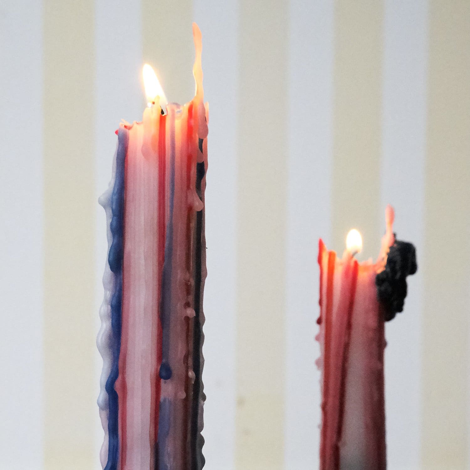 Rainbow Drip Candles Candle, Colorful, Drip, Rainbow,