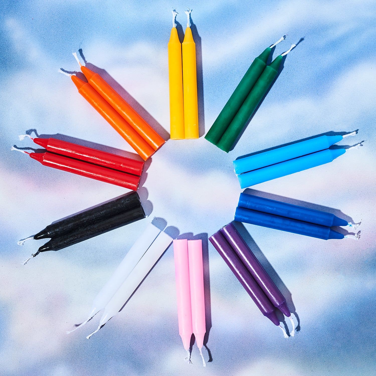 Rainbow Ritual Candle Set - 20 Candles 81555 - Candle -