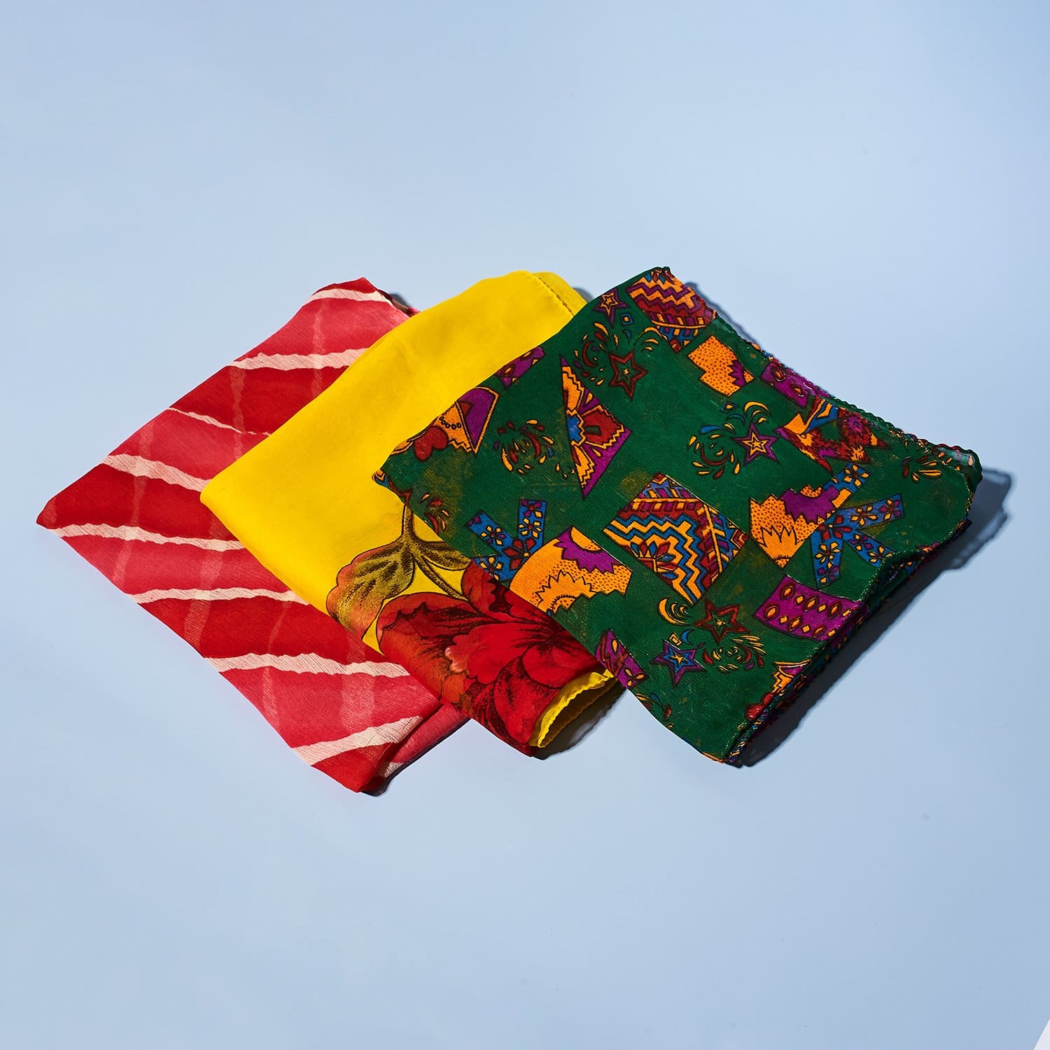 Sari Fabric Gift Wraps Bandana - Eco Friendly - Ethical -
