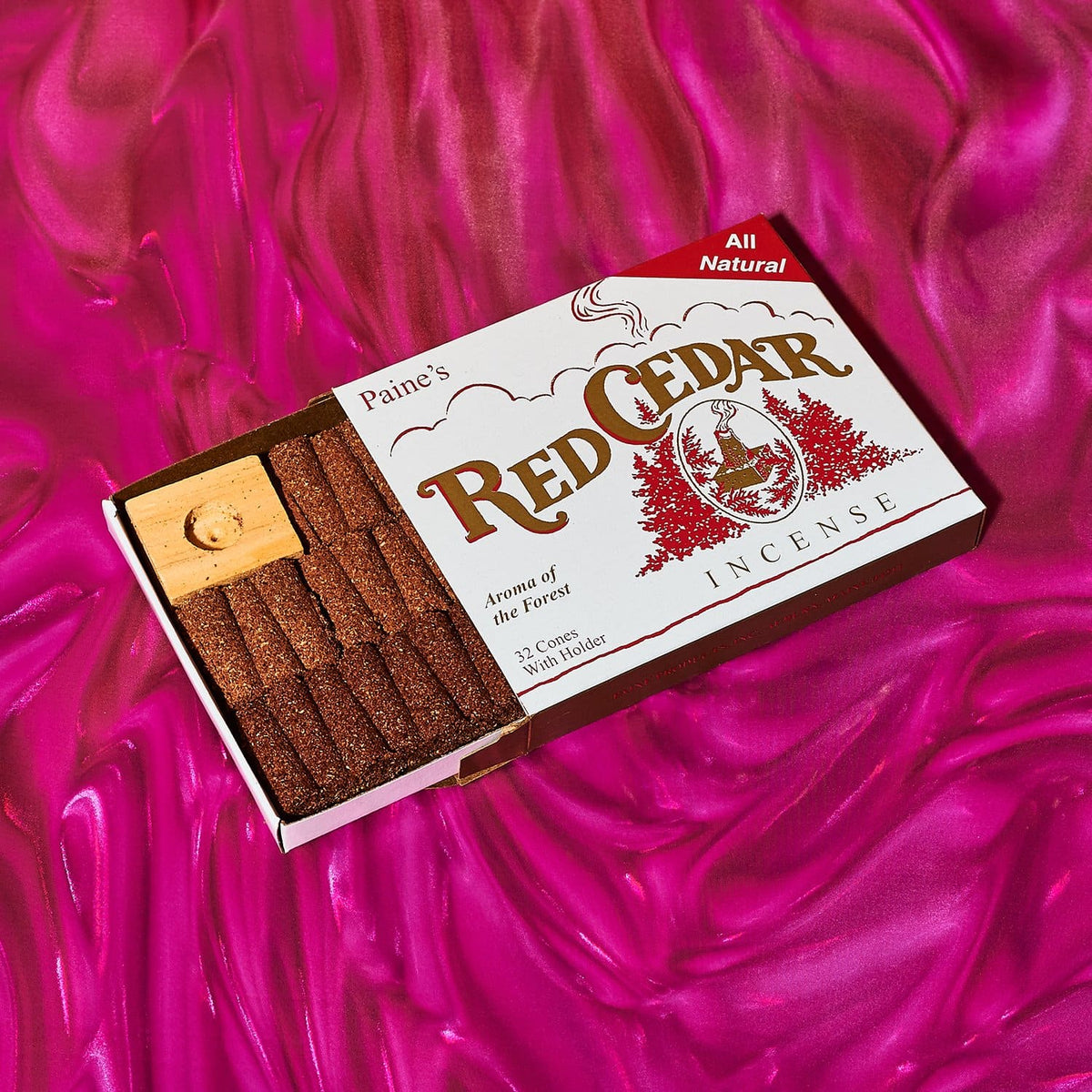Red Cedar Incense Cones - 32 Pack Candle Reshoot - Cones -