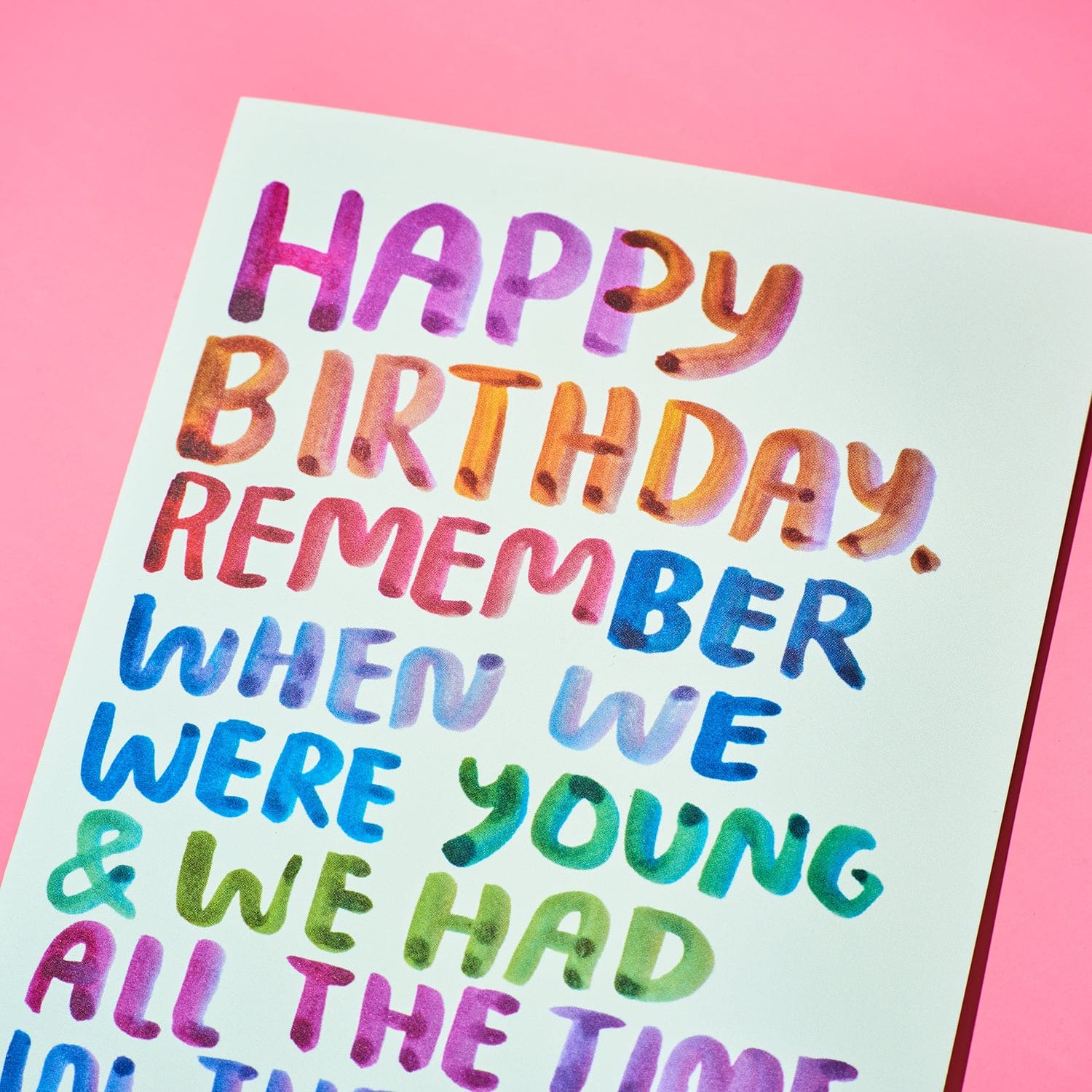 Friends Nyc x Pil Collab Card Remember when Birthday C1320