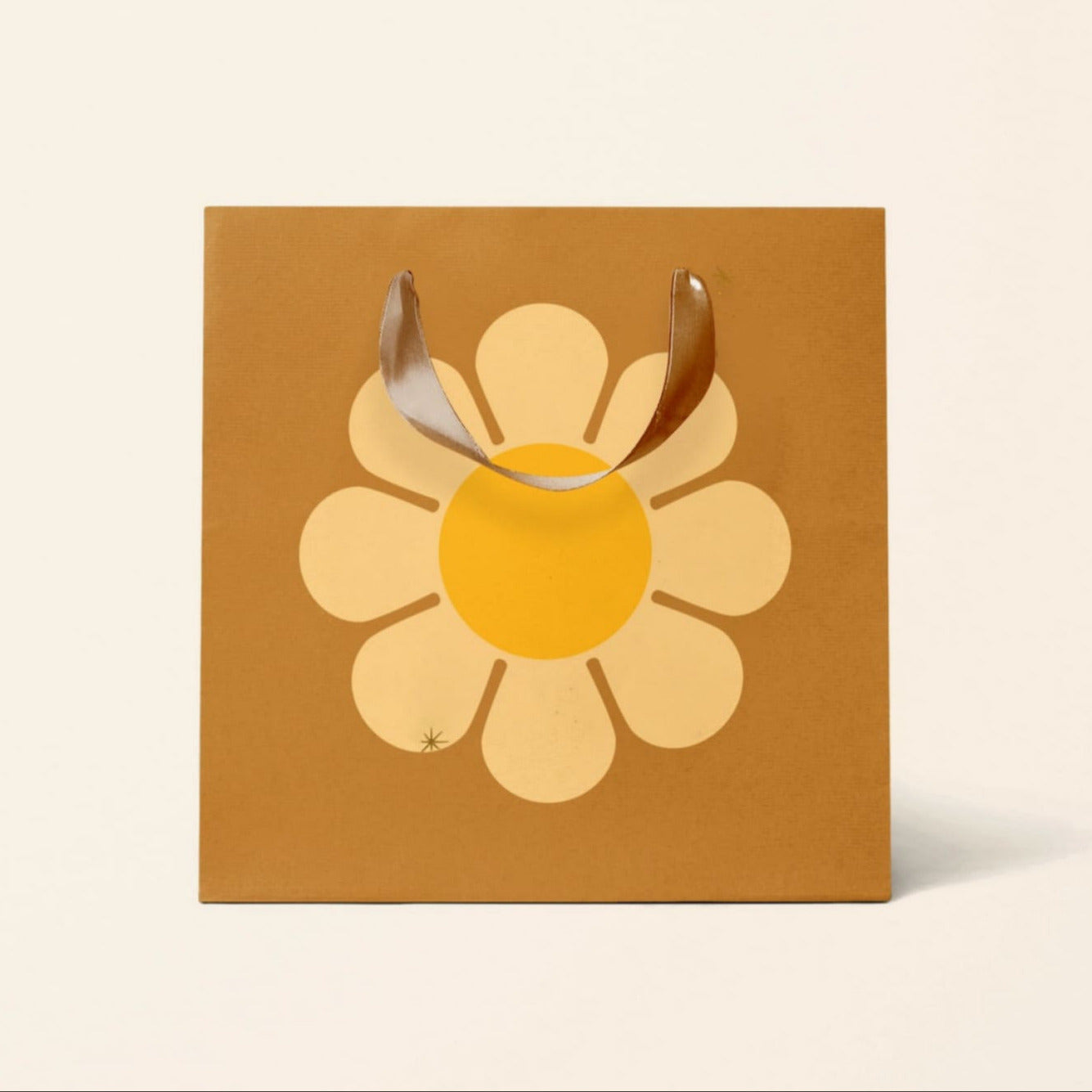 Retro Flower Gift Bag Flower Print - Gift Bag - Bags + Wrap