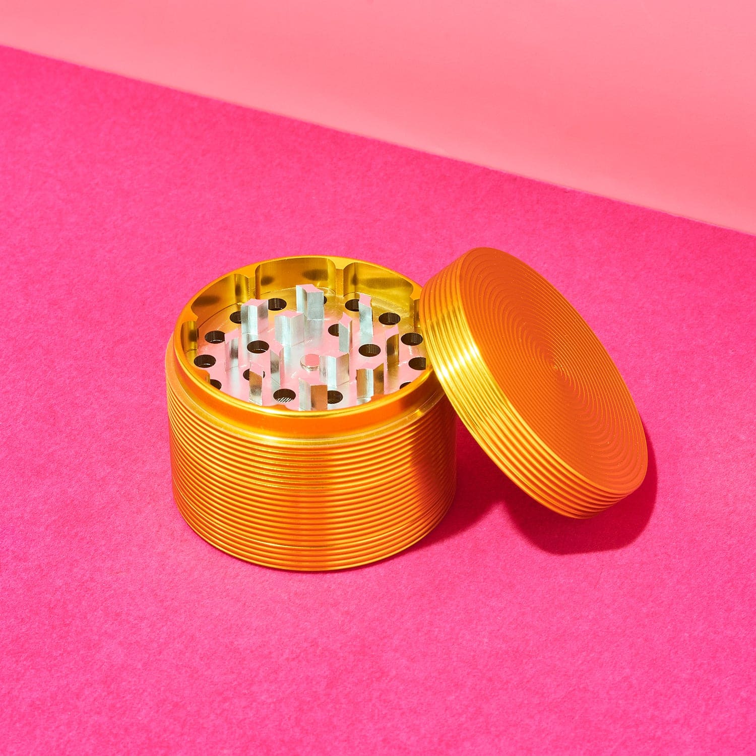 Ripple Gold Aluminum Grinder 4 Part 62mm Cute Grinder Smoke