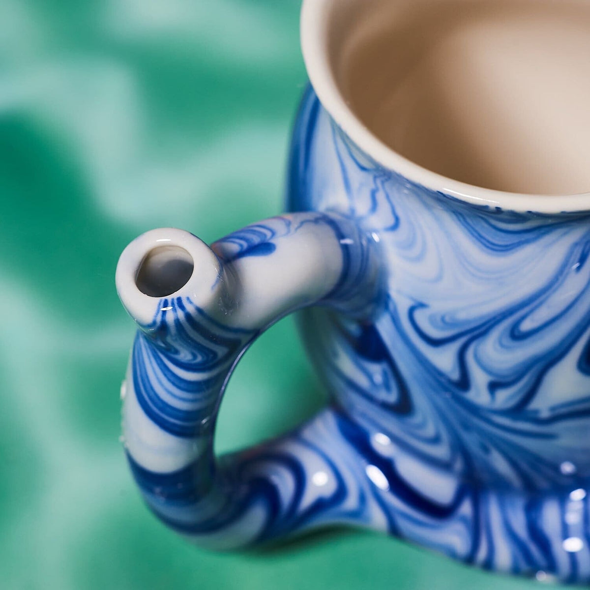 Roast & Toast Ceramic Mug - Blue Marble Ceramic -