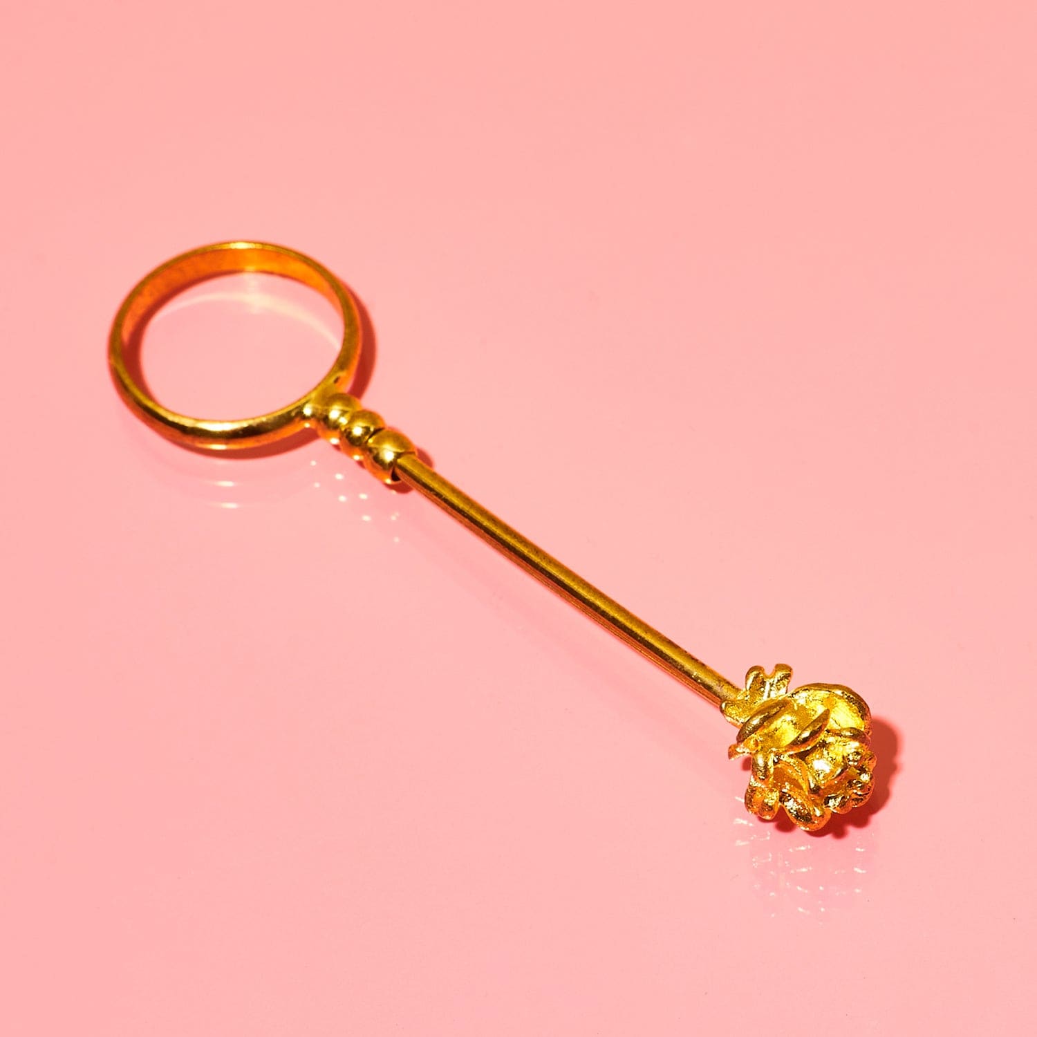Rose Roach Clip - Gold Aesthetic Smoke - Roach Clip -