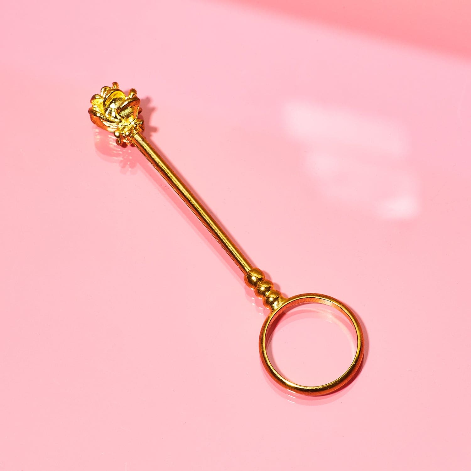 Rose Roach Clip - Gold Aesthetic Smoke - Roach Clip -