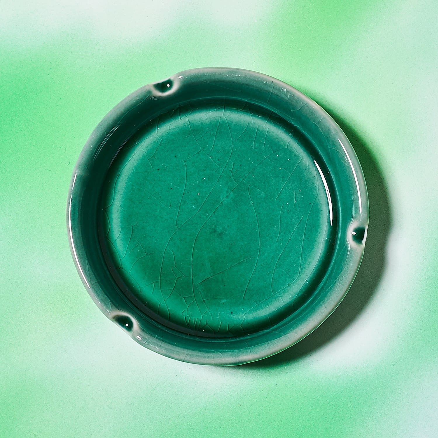 Round Porcelain Ashtray Ashtray - Home - Smoke - Accessories