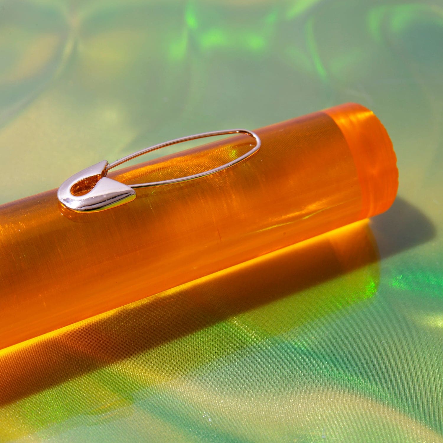 Safety Pin Hoop Earrings Gemsandjewels - Gold - Hoops -