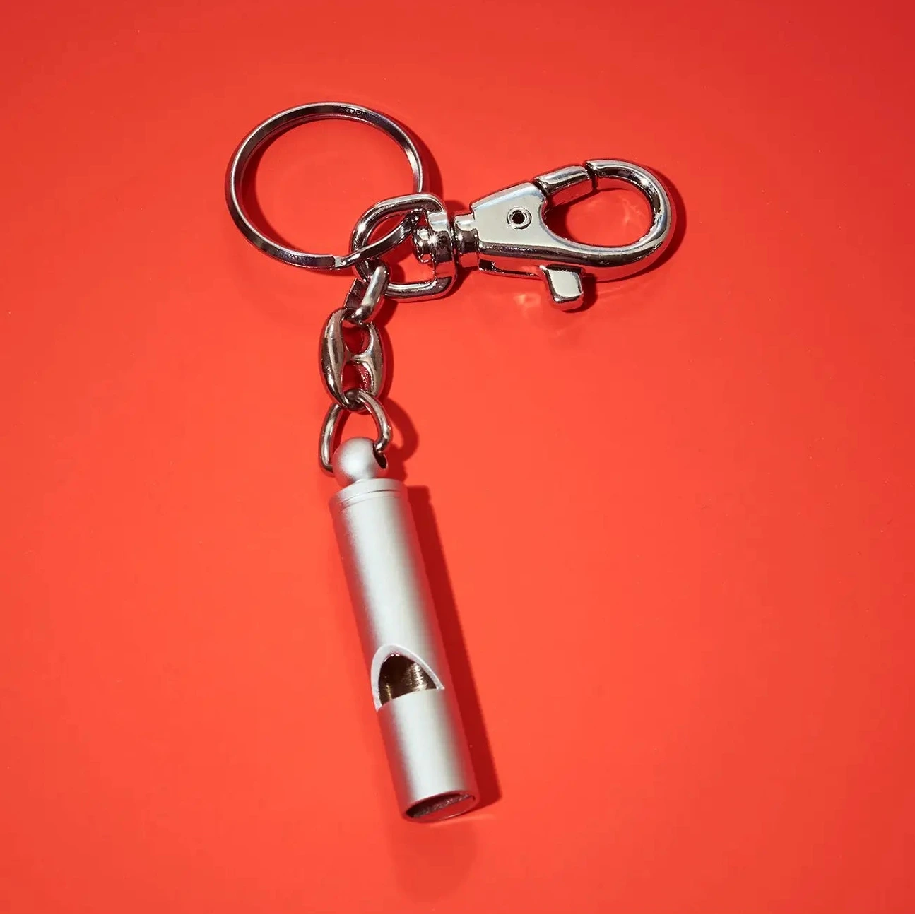 Safety Whistle Keychain Metal Alloy | Friends Nyc Brooklyn