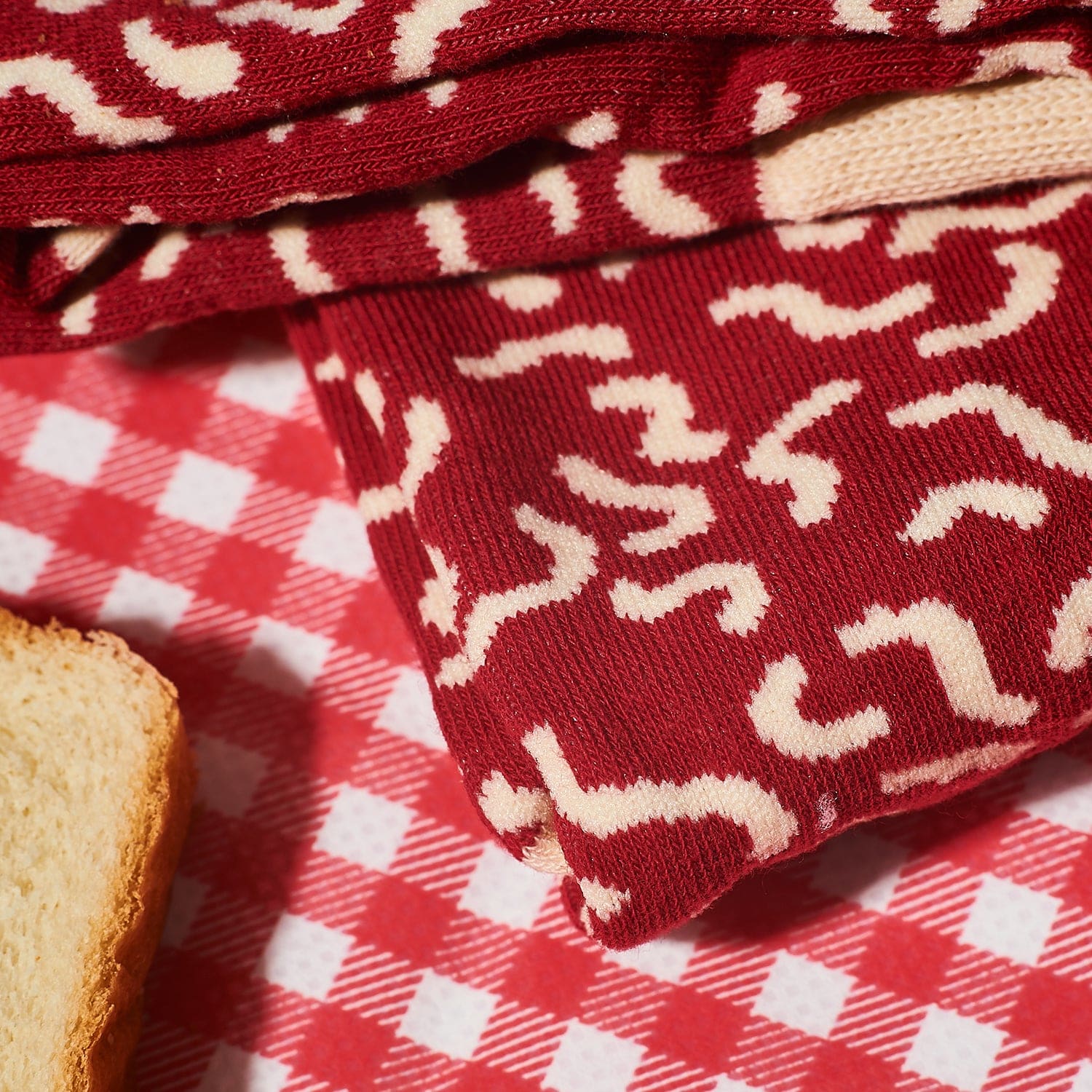 Salami Socks Fake Food - Novelty - Foodie Gift - Host -