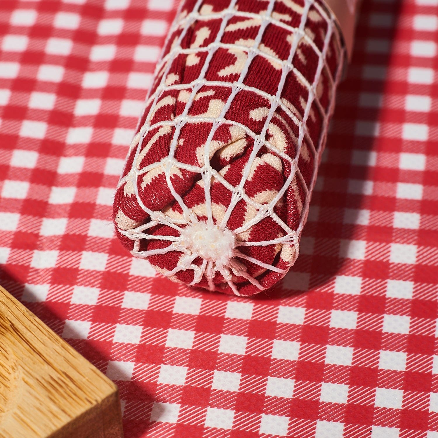Salami Socks Fake Food - Novelty - Foodie Gift - Host -
