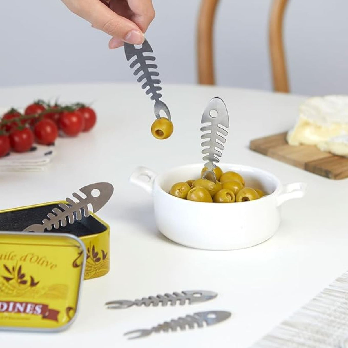 Sardines Snack Forks Kitchen And Drink - Web0324 Webq124