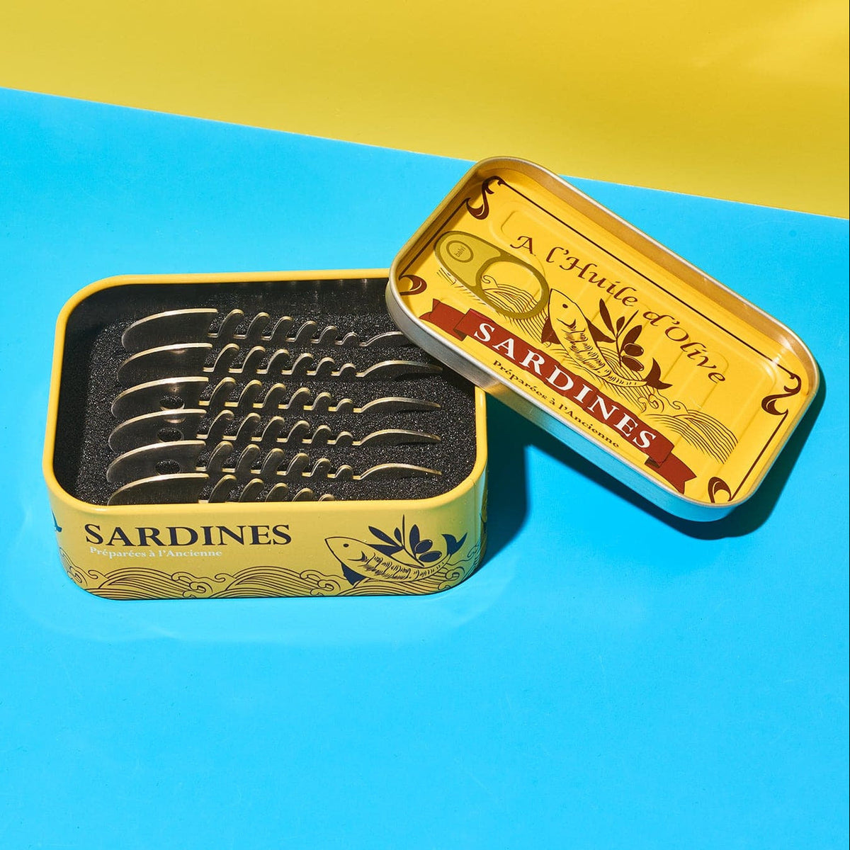 Sardines Snack Forks Dadday - Fake Food - for Dad Gifts