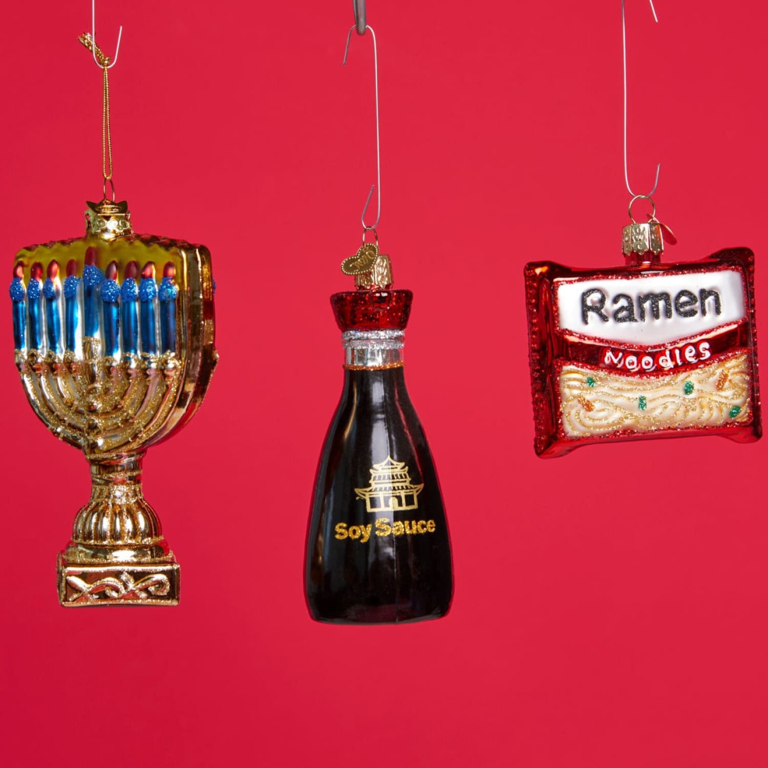 Soy Sauce Ornament Christmas Ornaments - Fake Food - Novelty