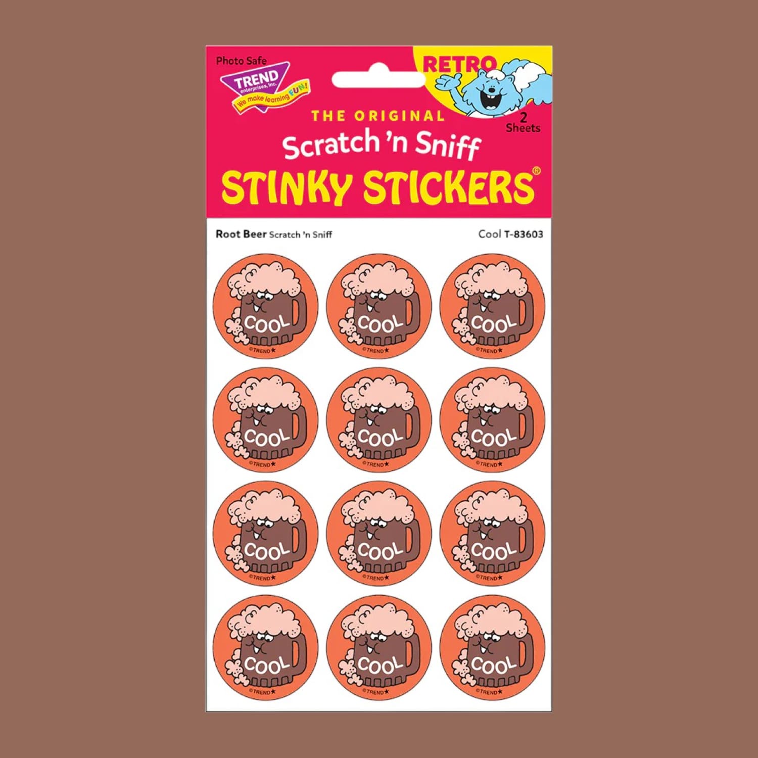 Scratch n Sniff Stinky Stickers Decorative Sticker