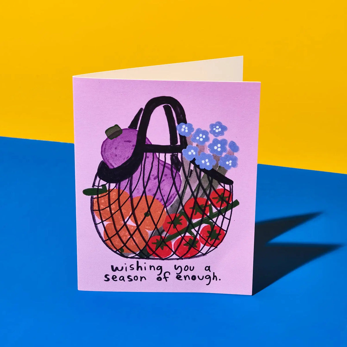 Season of Enough Holiday Card Letterpress Greeting