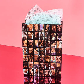 Sexy Guys Gift Bag - Small Birthday Bags + Wrap Gifting
