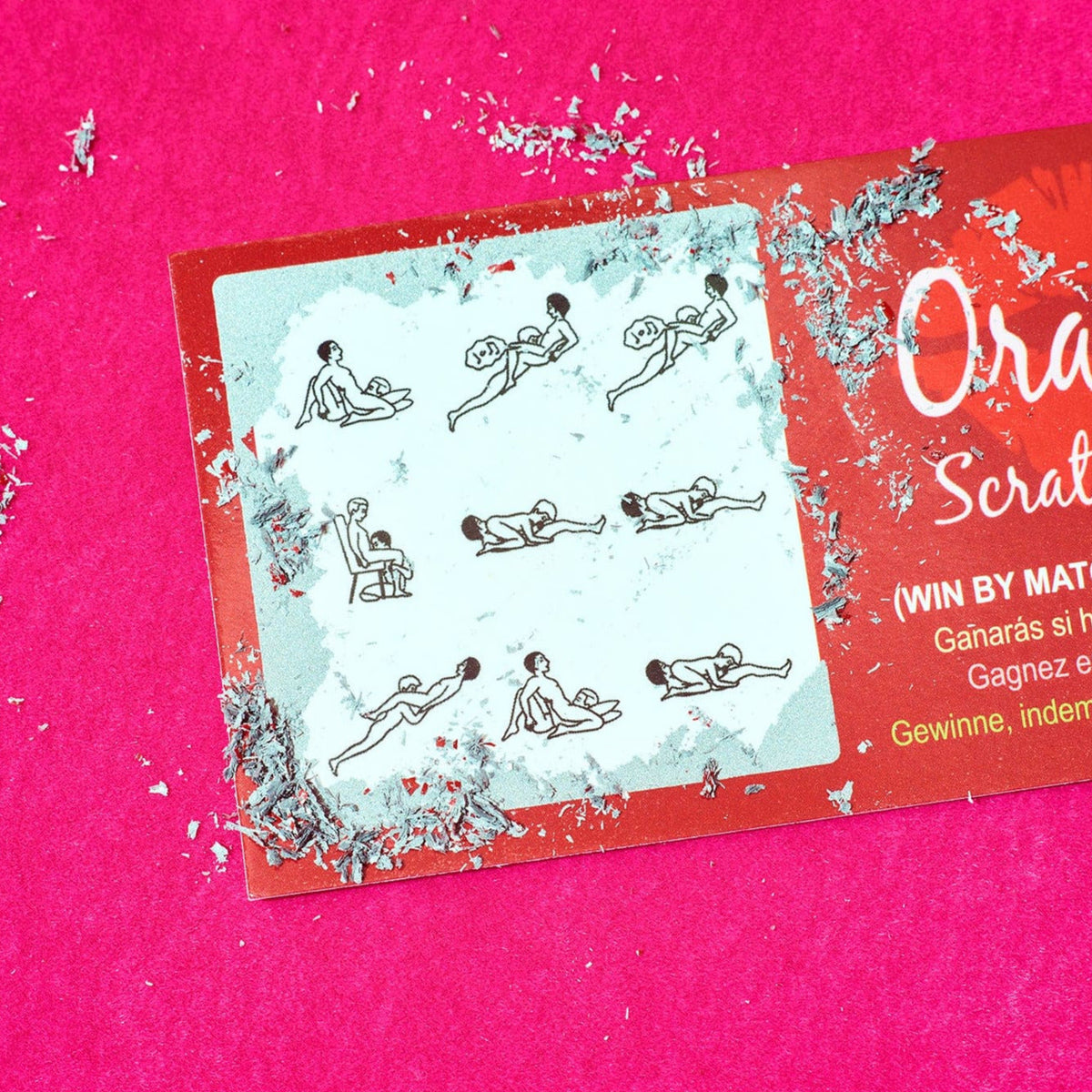 Sexy Scratch Tickets Activities - Activity - Card Game