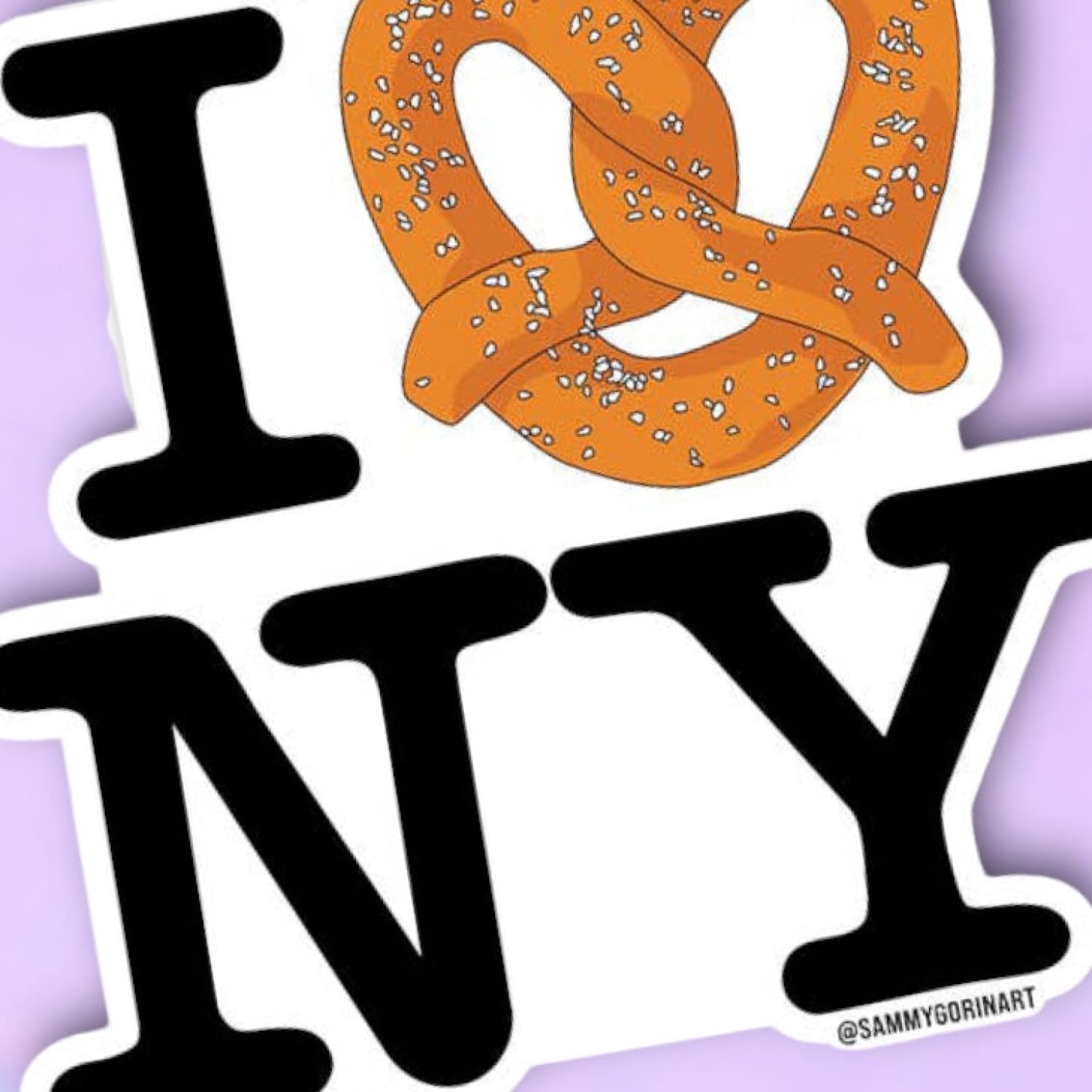 Sg Sticker i Pretzel Ny Decorative - Greeting Card
