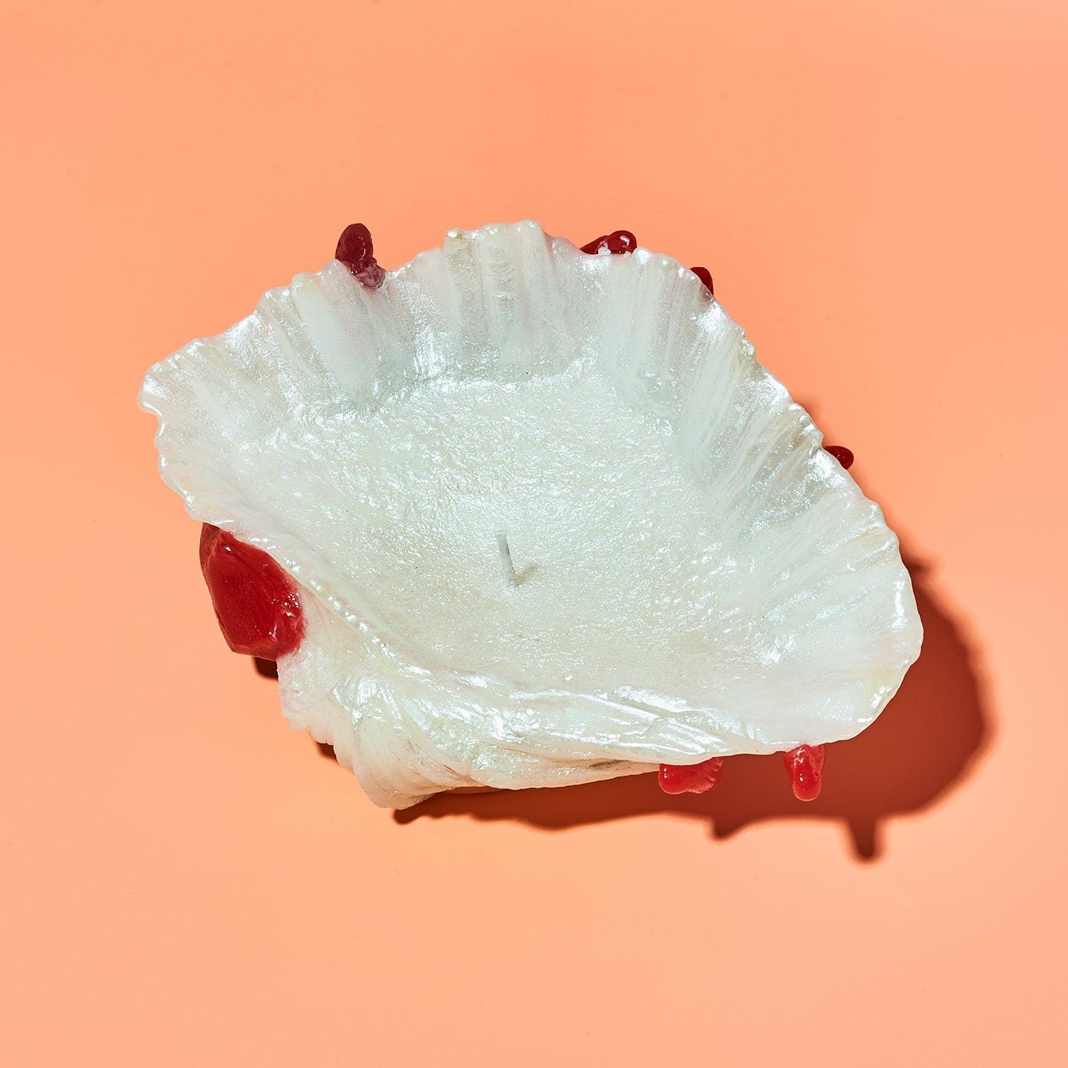 Shell With Coral Candle Candle - Novelty - Unique
