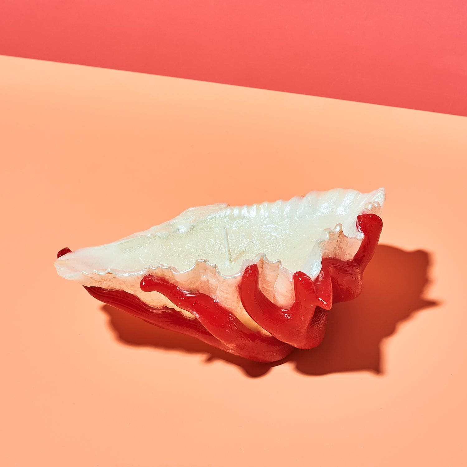 Shell With Coral Candle Candle - Novelty - Unique
