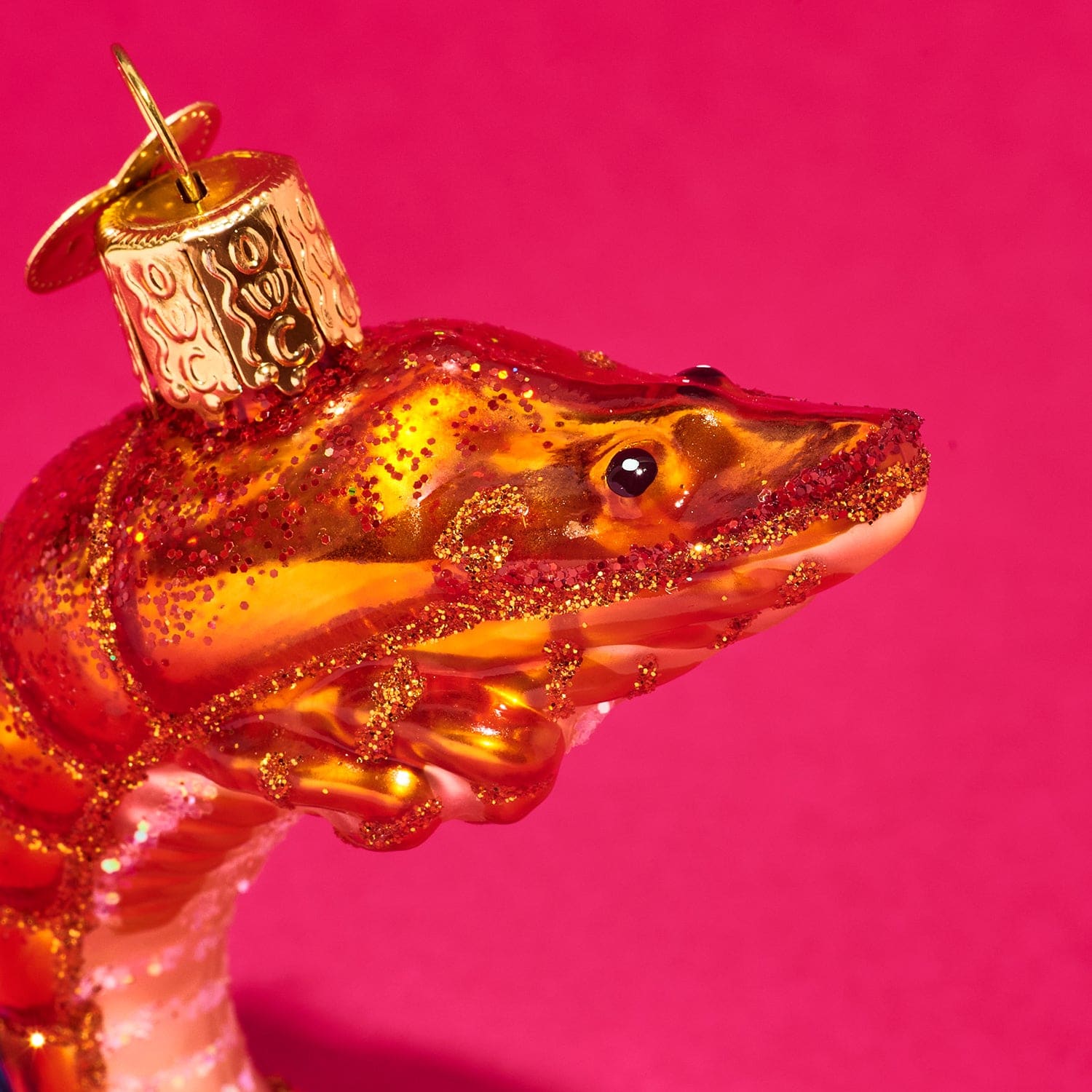 Shrimp Ornament Christmas Ornaments - Food Ornament