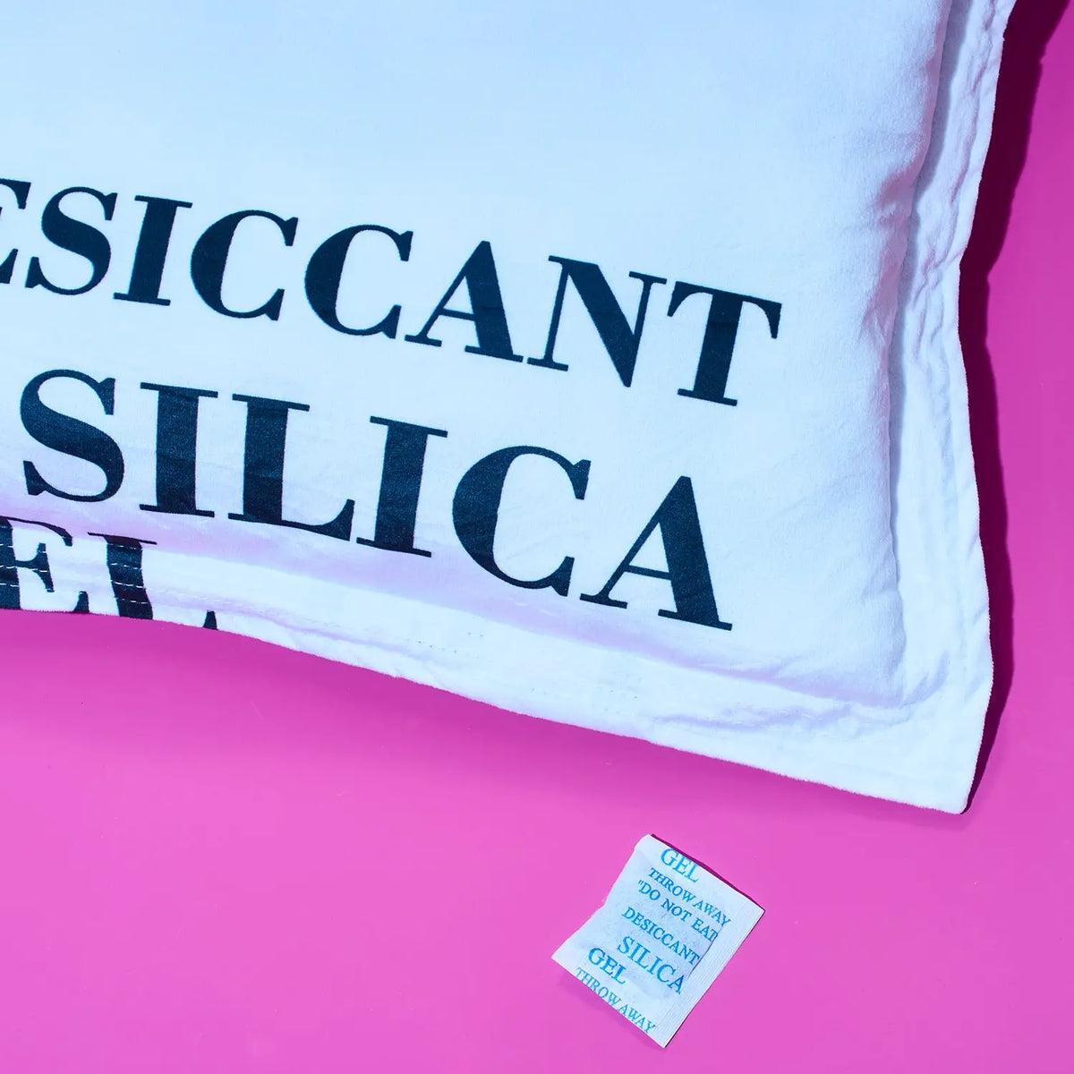 Silica Gel Packet Throw Pillow | Home Decor at Friends Nyc