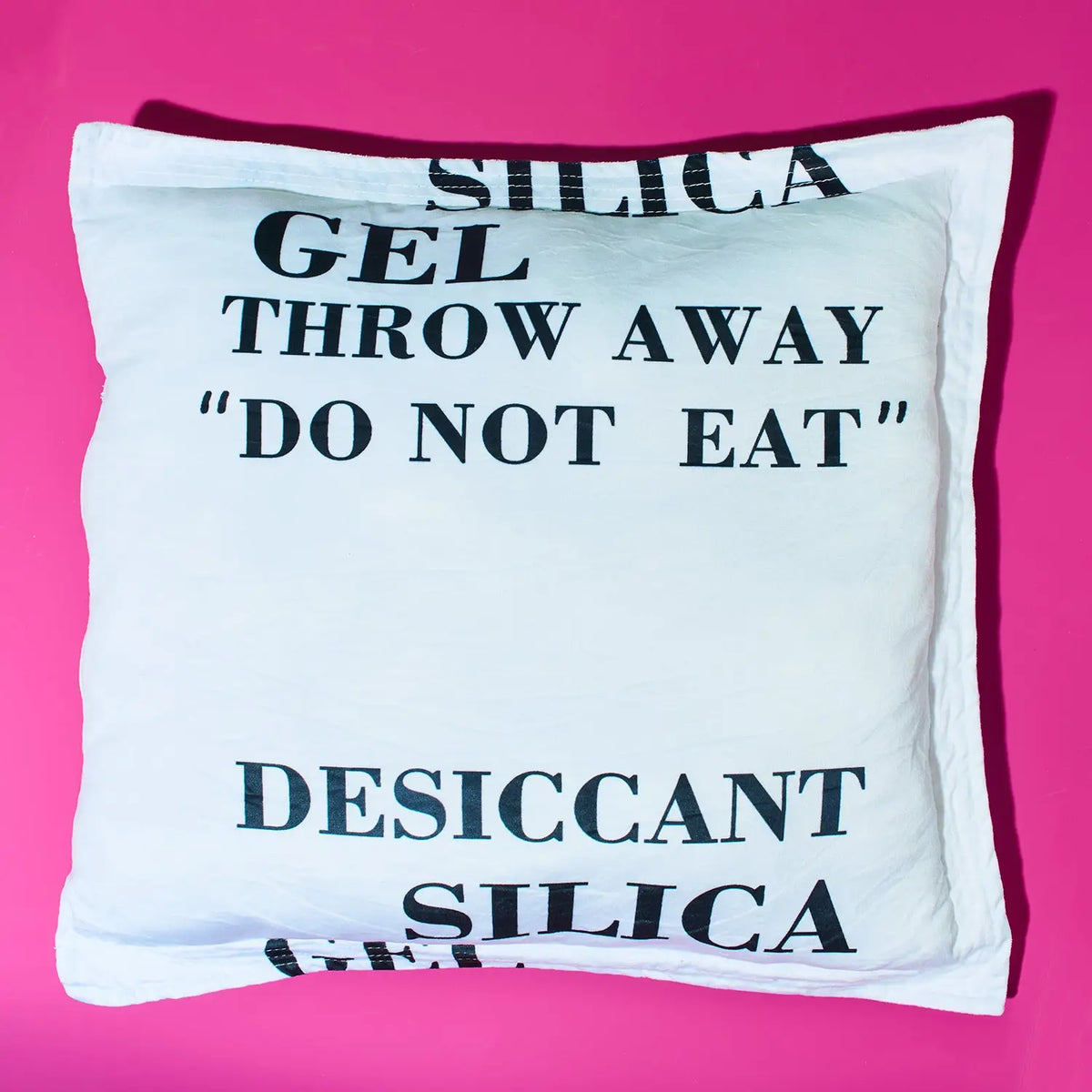 Silica Gel Packet Throw Pillow | Home Decor at Friends Nyc