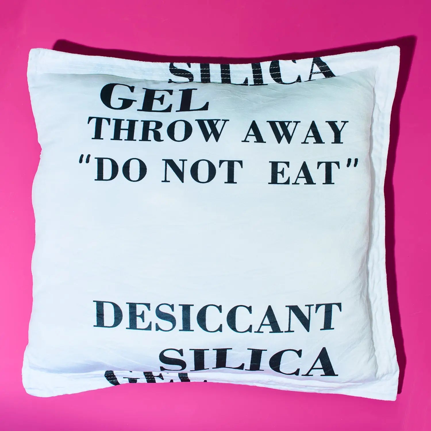 Silica Gel Packet Throw Pillow | Home Decor at Friends Nyc