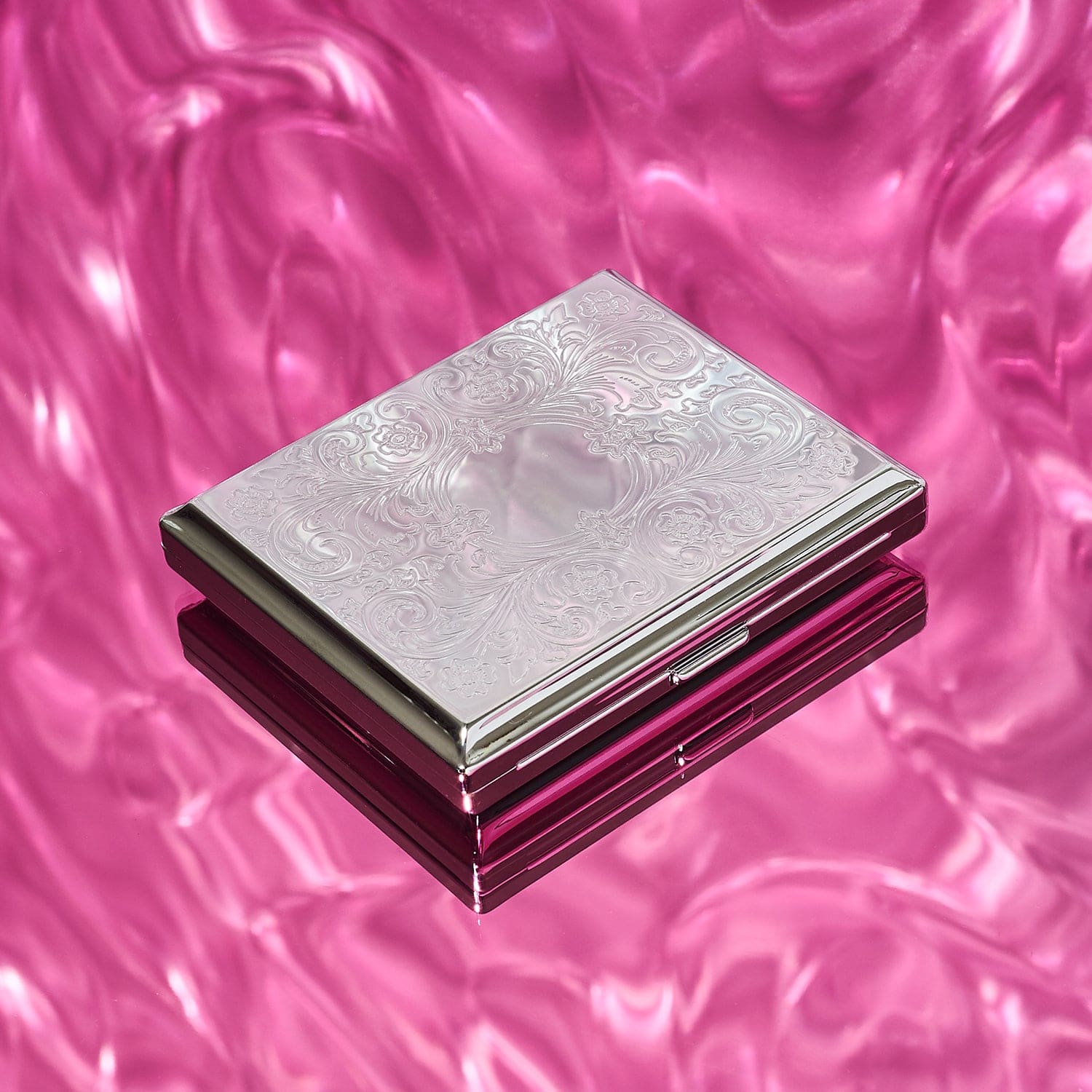 Silver Card Joint Case 90s - back to School - Card Case -