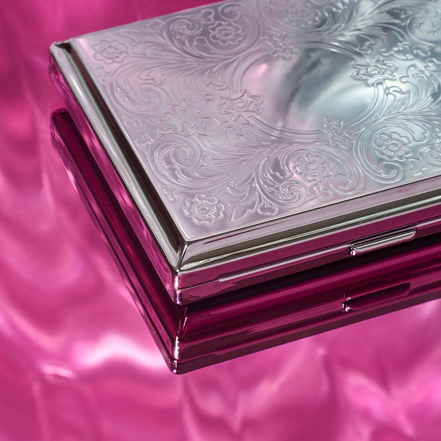 Silver Card Joint Case 90s - back to School - Card Case -