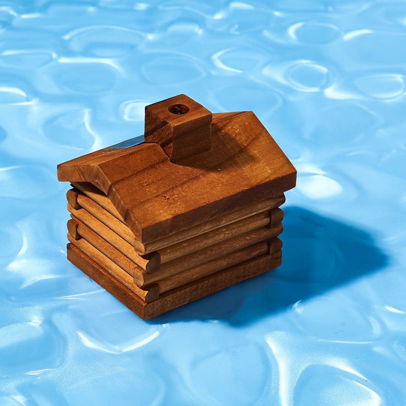 Small Log Cabin Incense and Burner - Balsam Fir Balsam -