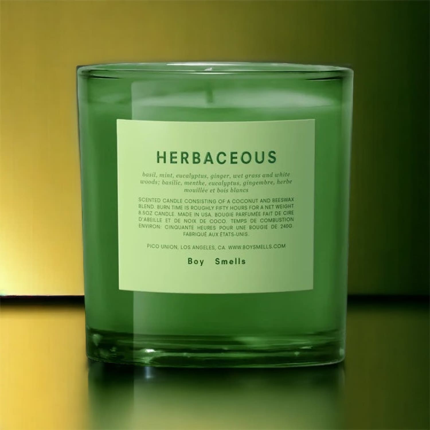 Boy Smells Farm To Candle - Herbaceous Beeswax - Boy Smells