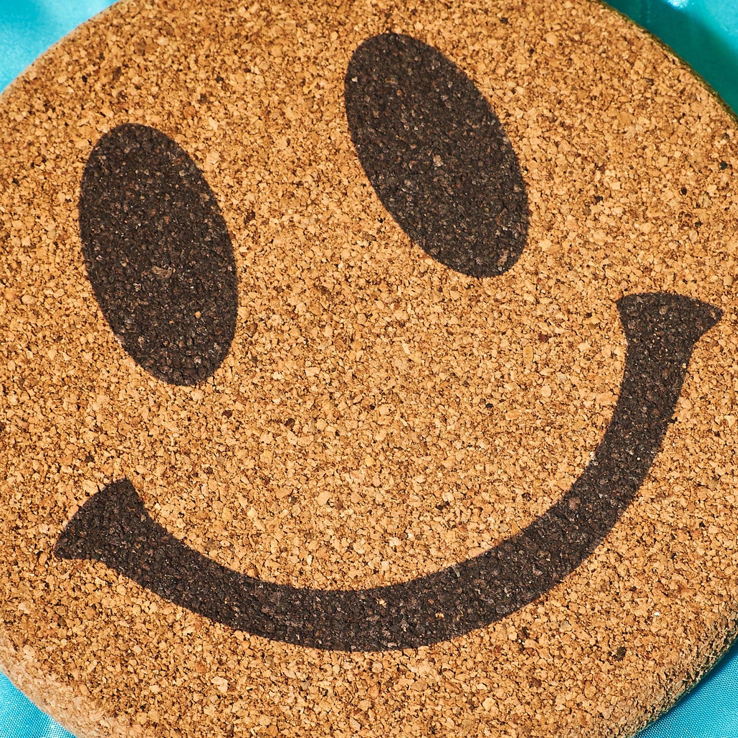 Cork Coaster Smiley Face 0423 - Groupbycolor - Q223