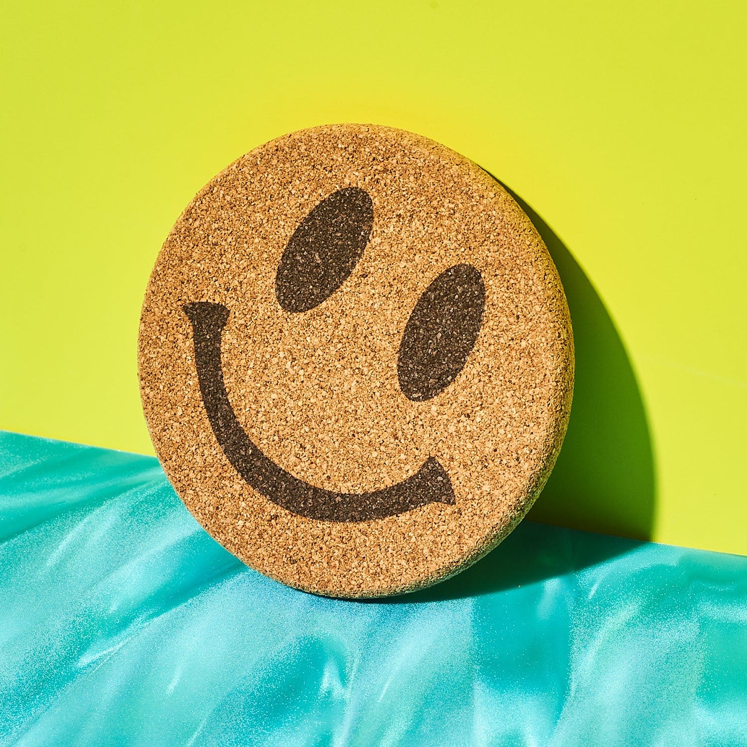 Cork Coaster Smiley Face 0423 - Groupbycolor - Q223
