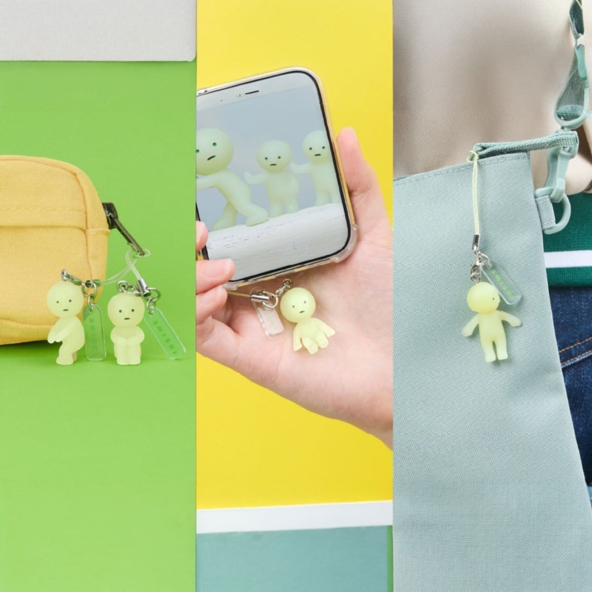 Smiski Bag Charm Blind Box - Series 1 Bag Charm - Blind Box