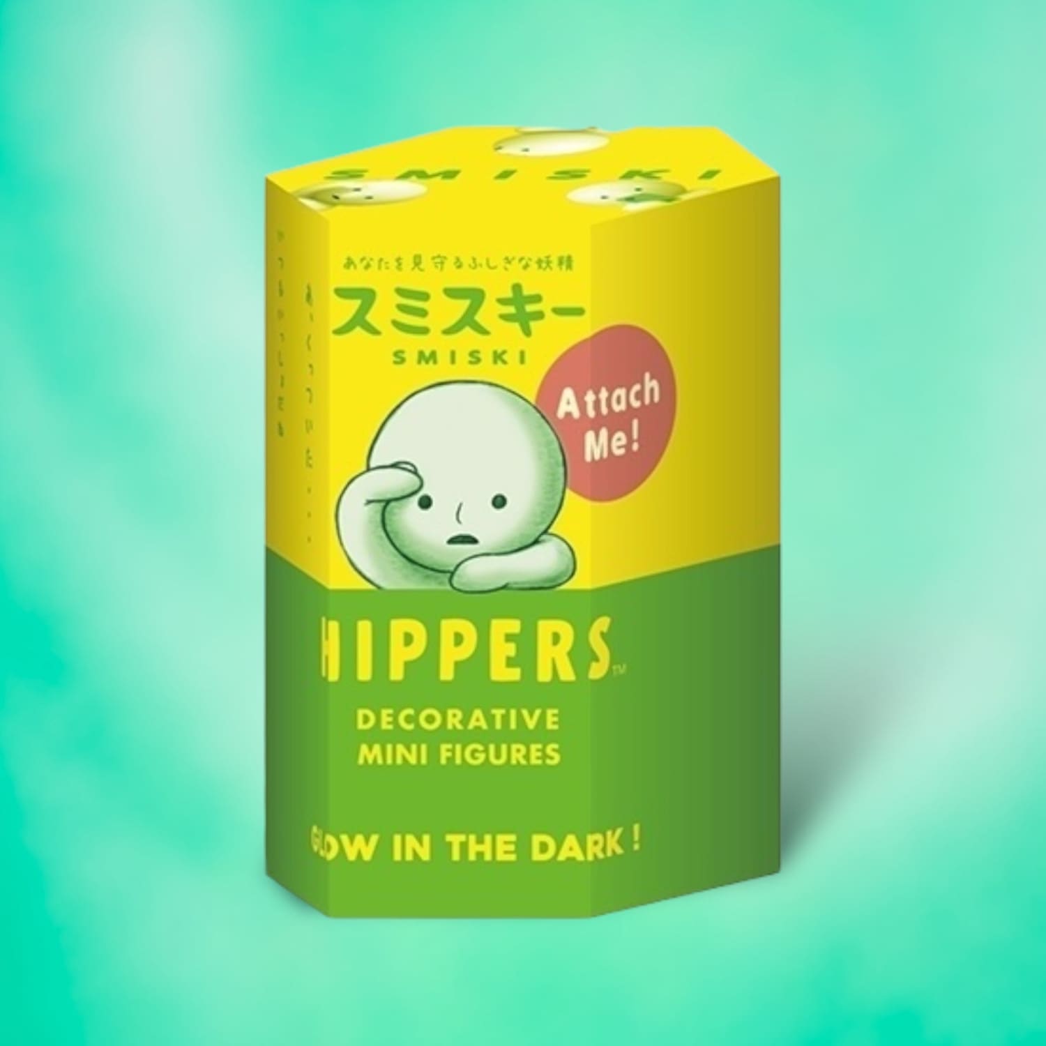 Smiski Hippers Blind Box - Glow in the Dark Sticky Figurines