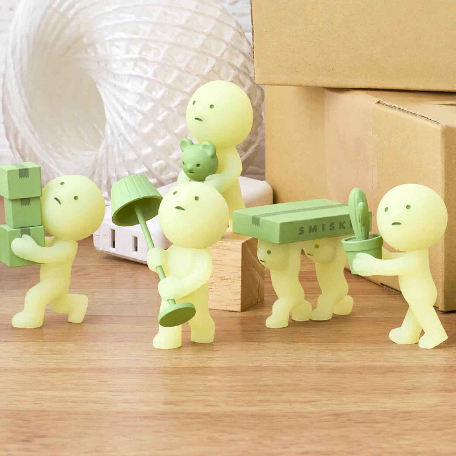 Smiski Mini Figurine - Moving Blind Box - Collectible
